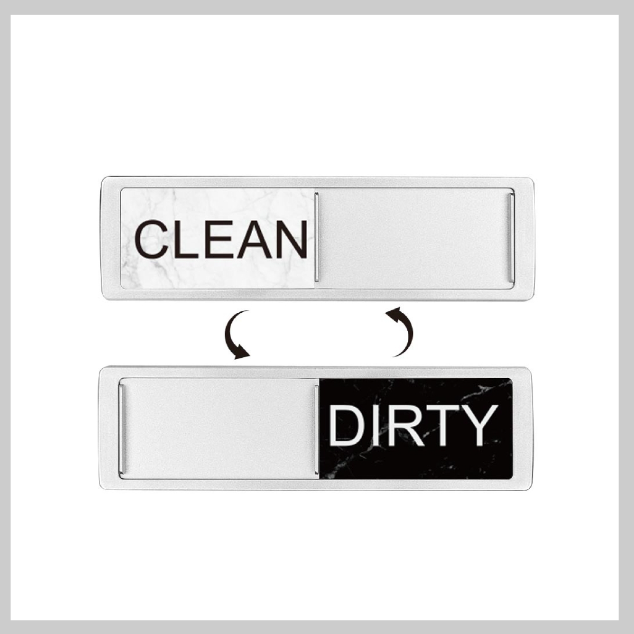 Dishwasher Magnet Clean Dirty Sign Double-Sided Refrigerator Magnet