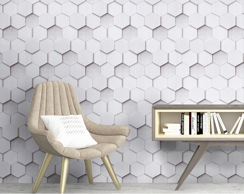Peel and Stick Geometric Pattern Wallpaper