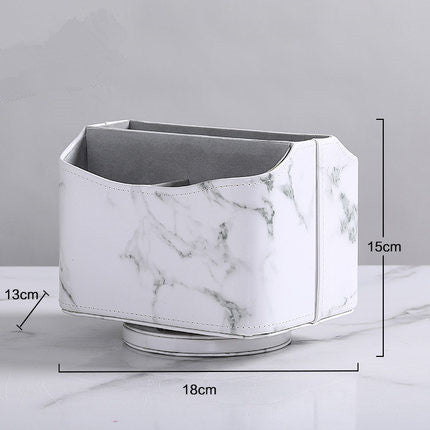 Marble pattern storage box
