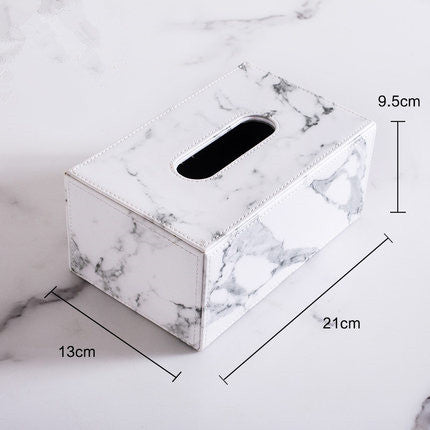 Marble pattern storage box