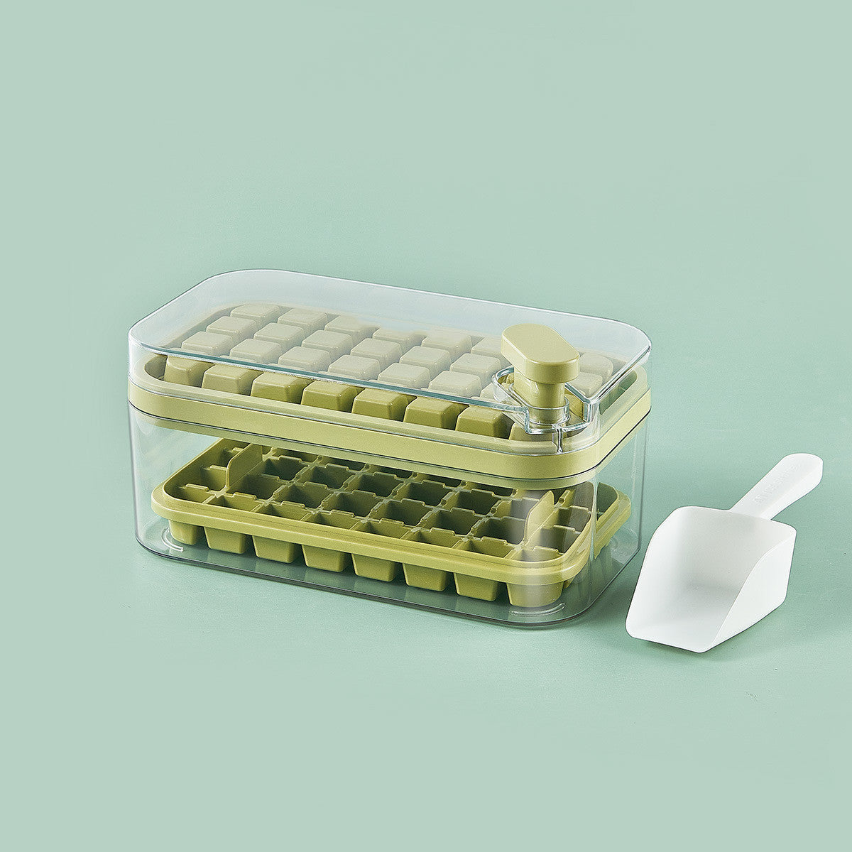 One-button Press Type Ice Mold Box