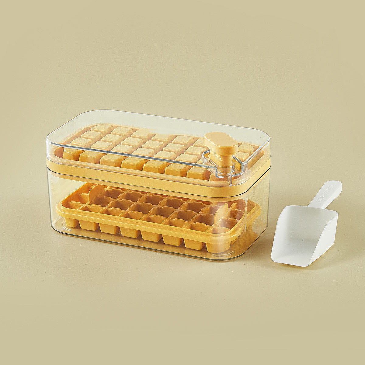 One-button Press Type Ice Mold Box