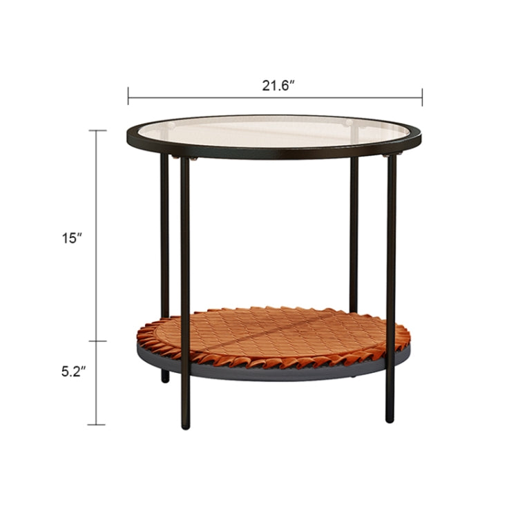 Multi-function Tempered Glass Coffee Table Share with Pets