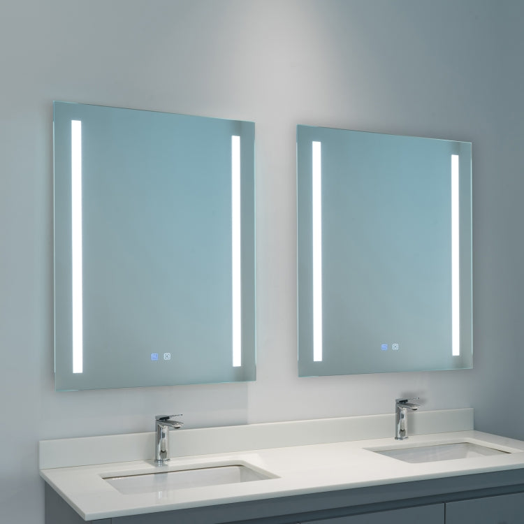 LED Bathroom Mirror with Anti-fog Night Light Dimmable Touch Button