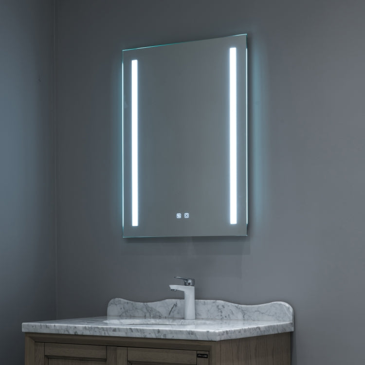 LED Bathroom Mirror with Anti-fog Night Light Dimmable Touch Button