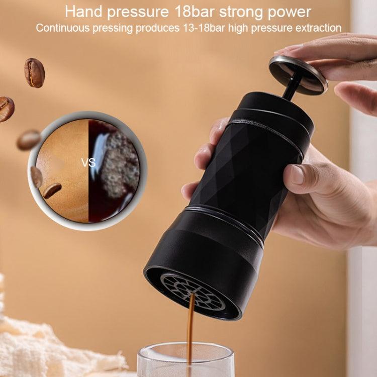 Portable Hand Pressure Espresso Machine (White)
