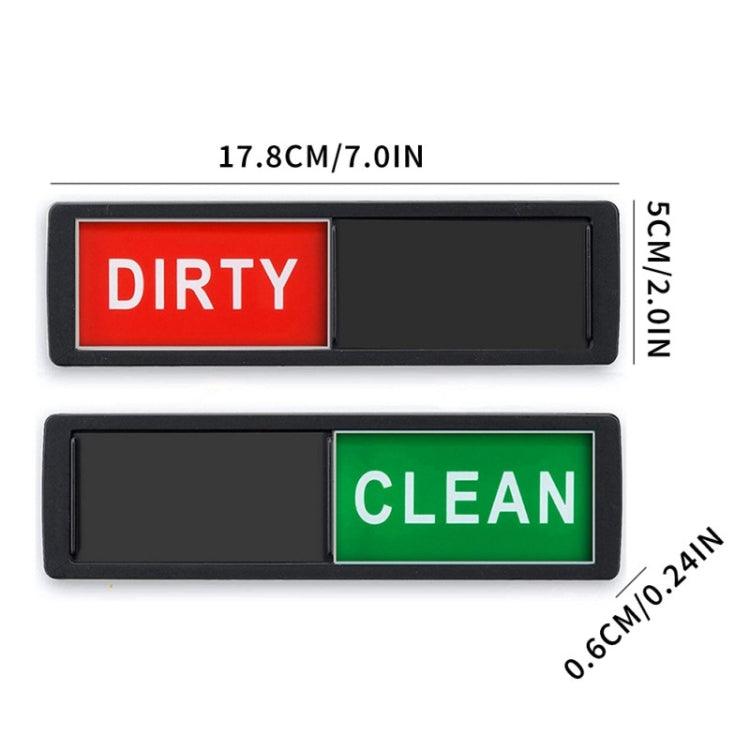 Dishwasher Magnet Clean Dirty Sign Double-Sided Refrigerator Magnet