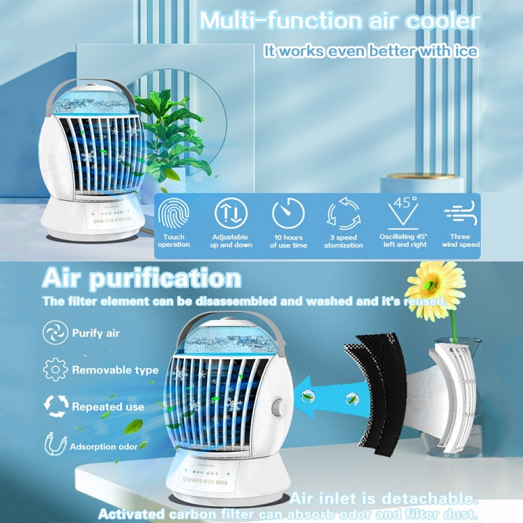 Touch Spray Humidification Air Conditioning Fan (Desktop Office Air Cooler)